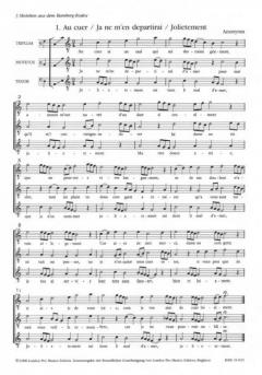 3 Motetten aus dem Bamberg Codex 