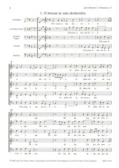 2 Chansons (Jean Richafort) 