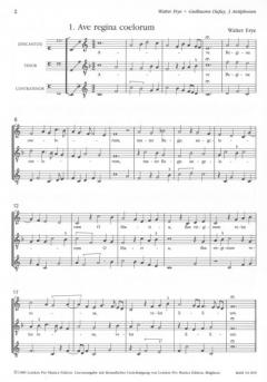 3 Antiphonen aus den Trent Codices (Guillaume Dufay) 