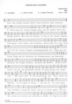 Passion nach Johannes (Joseph Röösli) 