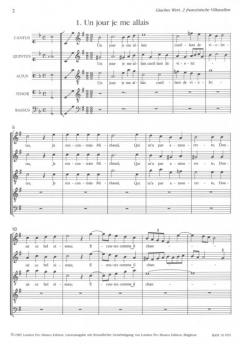 2 französische Villanellen (Giaches de Wert) 