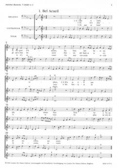 5 Französische Lieder (Antoine Busnois) 