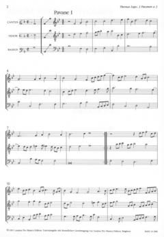 3 Pavanen von Thomas Lupo 