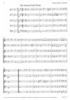 2 Pavanen von Thomas Morley 