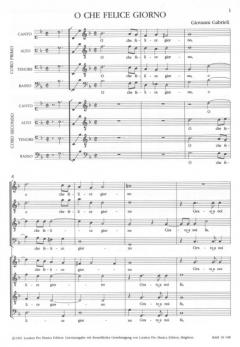 O che felice giorno (Giovanni Gabrieli) 