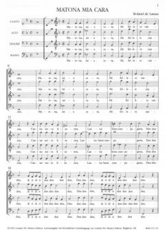 Matona mia cara (Orlando di Lasso) 