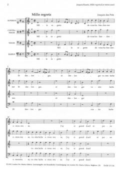 Mille regretz / Les miens aussi (Josquin Desprez) 