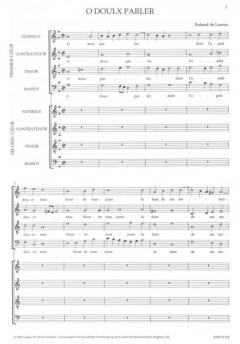 O doulx parler (Orlando di Lasso) 