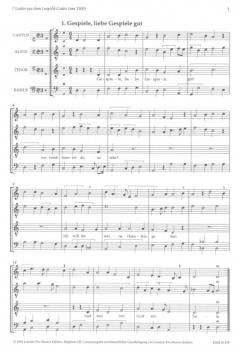 7 Lieder aus dem Leopold-Codex (um 1500) (Francesco Rovigo) 