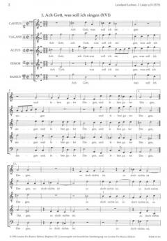 2 Lieder (1579) (Leonhard Lechner) 