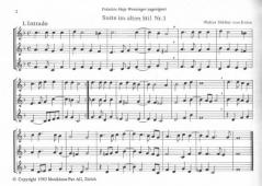 2 Suiten im alten Stil von Walter Müller von Kulm 