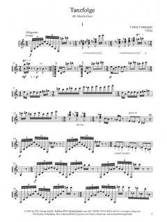 Tanzfolge von Conny Campagne 