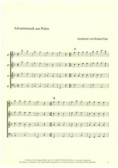 Adventsmusik aus Polen und anderen europäischen Ländern (Roland Fink) 