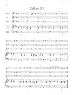 Paduanen, Allmanden sowie eine Galliarde und eine Canzone (Johann Schop) 