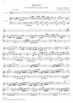 Duetto IV (Christoph Schaffrath) 