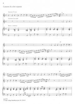 Canzon 20 e 21 a doi soprani e basso continuo (Bartolomeo de Selma y Salaverde) 