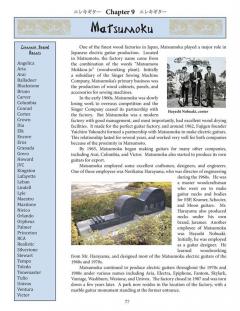 History Of Japanese Electric Guitars 