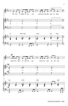 One Song Of Praise (Joseph A. Martin) 