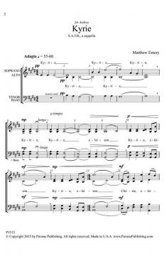 Missa Brevis Boreal (Matthew Emery) 