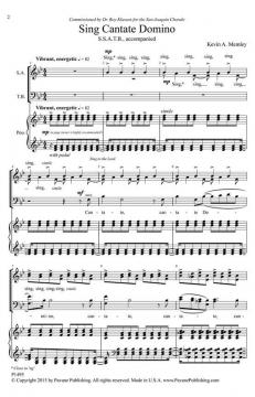 Sing Cantate Domino (Kevin A. Memley) 