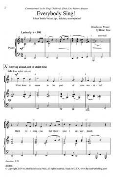 Everybody Sing! (Brian Tate) 