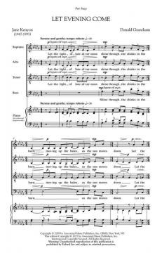 Let Evening Come (Donald Grantham) 