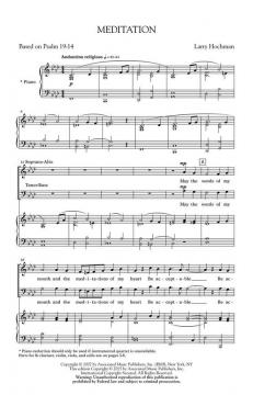 Meditation (Larry Hochman) 