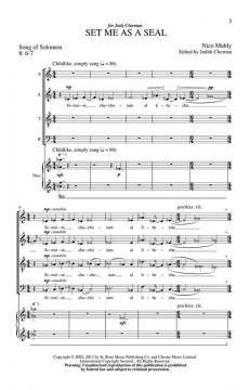 Set Me As A Seal (Nico Muhly) 