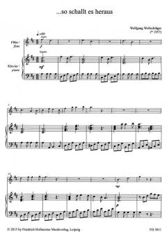 Flute Songs von Wolfgang Wollschläger für Flöte und Klavier im Alle Noten Shop kaufen