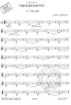Progressions Volume 1 von Georges Barboteu für Horn