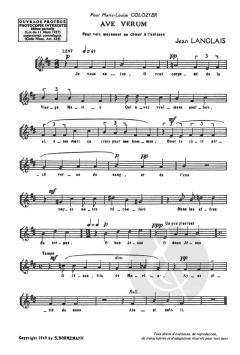 3 Prières No.1: Ave Verum von Jean Langlais 