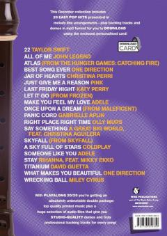 Playalong 20/20 Recorder: 20 Easy Pop Hits 