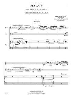 Sonate pour Flute, Alto, et Harpe (Claude Debussy) 