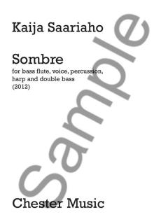 Sombre von Kaija Saariaho 