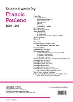 Sonata for Flute and Piano von Francis Poulenc 