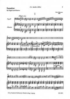 Sonatine für Fagott und Klavier (Kurt Schwaen) 