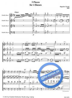 3 Pieces for 4 Basses 