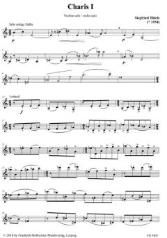 Charis I - Charis II von Siegfried Thiele für Violine solo im Alle Noten Shop kaufen