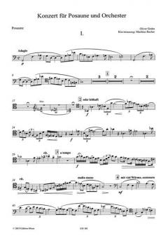 Konzert für Posaune und Orchester von Oliver Gruhn im Alle Noten Shop kaufen