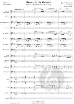 Komm in die Gondel from the Operetta Eine Nacht in Venedig (Johann Strauss (Sohn)) 