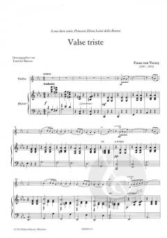Valse Triste von Ferenc Vecsey 