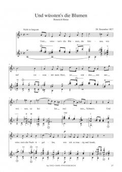 Und wüssten's die Blumen von Fanny Hensel 