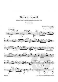 Sonate d-Moll für Fagott solo Wq 132 / H 562 (Carl Philipp Emanuel Bach) 