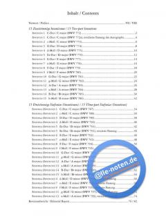 15 zweistimmige Inventionen & 15 dreistimmige Sinfonien von Johann Sebastian Bach 