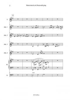 Maria durch ein Dornwald ging 