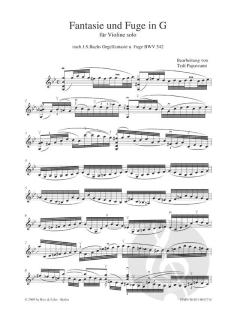 Fantasie und Fuge G-Dur BWV 542 von Johann Sebastian Bach 