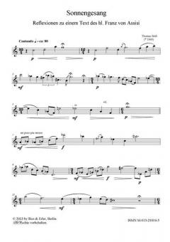 Sonnengesang für Oboe solo von Thomas Stöß im Alle Noten Shop kaufen
