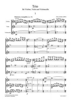 Streichtrio von Felix Treiber im Alle Noten Shop kaufen