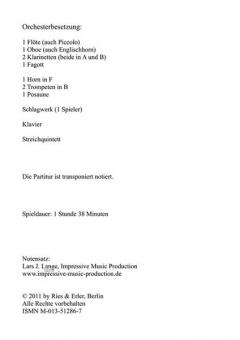 Musik zum Ernst-Lubitsch-Stummfilm 'Das Weib des Pharao' von Eduard Künneke 