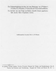 Kleine Suite für Violine und Streichorchester op. 12 von Stefan Frenkel im Alle Noten Shop kaufen (Partitur)